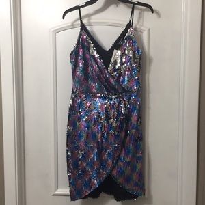 Sequin cocktail dress